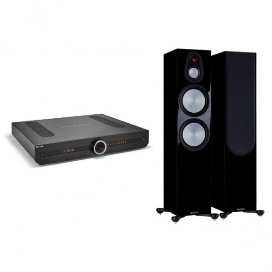 Roksan Attessa Amplifier + Monitor Audio Silver...