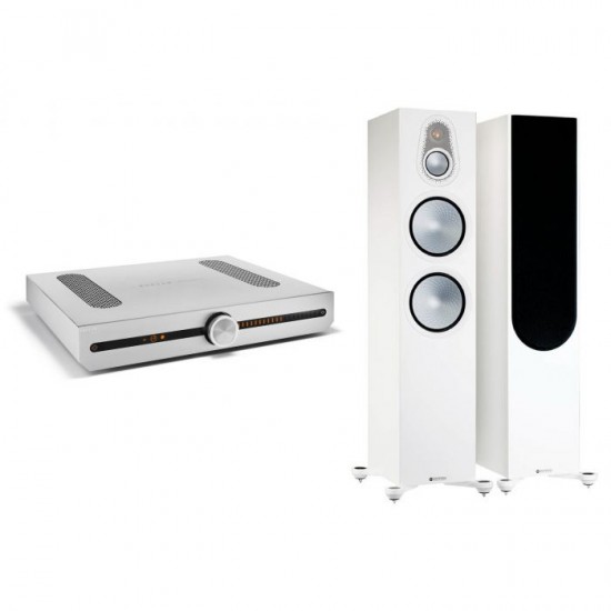 Roksan Attessa Amplifier + Monitor Audio Silver...