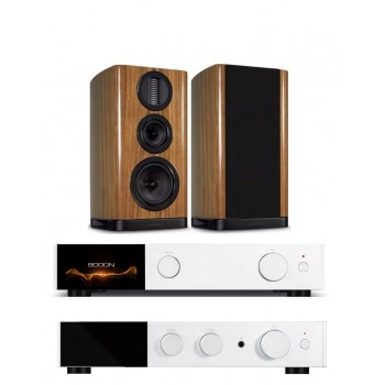 Audiolab 9000A+9000N+ Wharfedale Aura 2 2